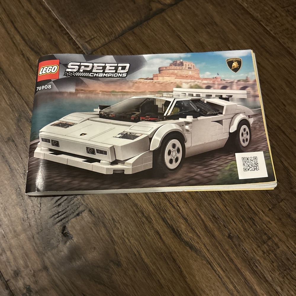 LEGO Speed Champions: Lamborghini Countach (76908) Manual Instructions Only